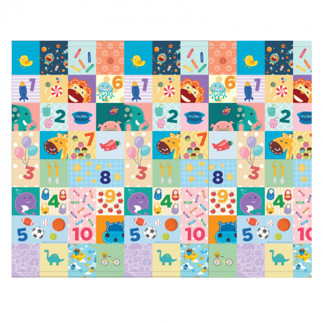 Marcus&Marcus Χαλί Δραστηριοτήτων Love Counting & OutDoor Αδιάβροχο 180 x 150 x 0,5 cm