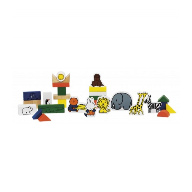 Miffy Ξύλινα Τουβλάκια "Miffy Στον Ζωολογικό Κήπο"