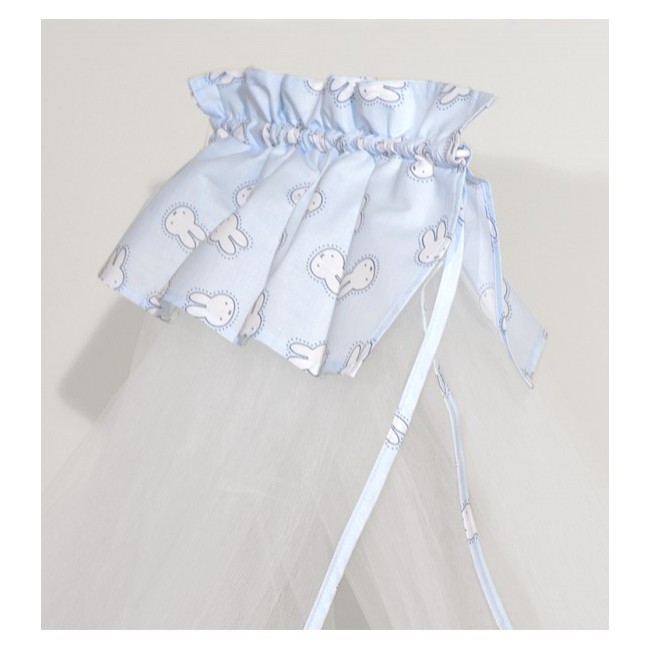 Miffy Κουνουπιέρα Απλή 180x550εκ. Des. 51 Εμπριμέ Σιέλ