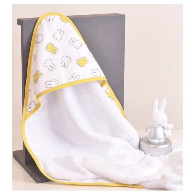 Miffy Μπουρνούζι Τρίγωνο Des. 54 Εμπριμέ Μουσταρδί