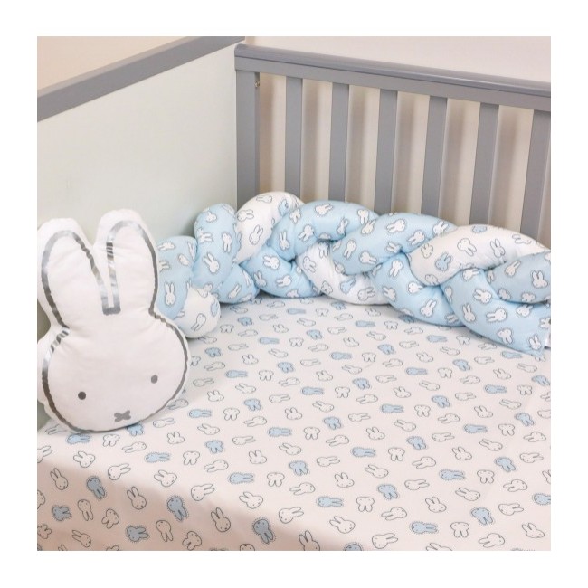 Miffy Πλεξούδα Τριπλής Πλέξης Des. 51 Εμπριμέ Σιέλ