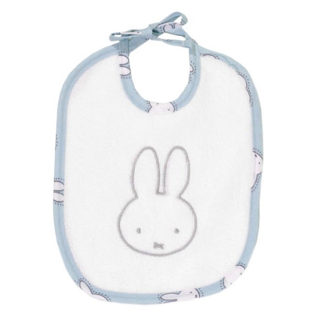 Miffy Σαλιάρα Με Δέσιμο Ρέλι Des. 51 Εμπριμέ Σιέλ