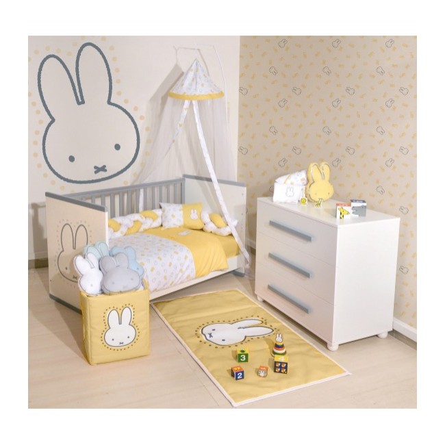 Miffy Σετ Προίκας 7 τμχ. Des. 54 Εμπριμέ Μουσταρδί