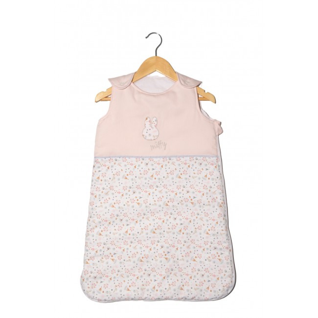 Miffy Υπνόσακος Αμάνικος 2.5 Tog 70cm Des. 71 Εμπριμέ Σομόν Λουλούδια
