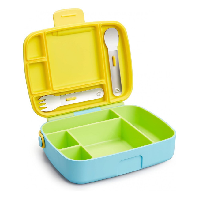 Munchkin Φαγητοδοχείο Bento Box Green/Blue