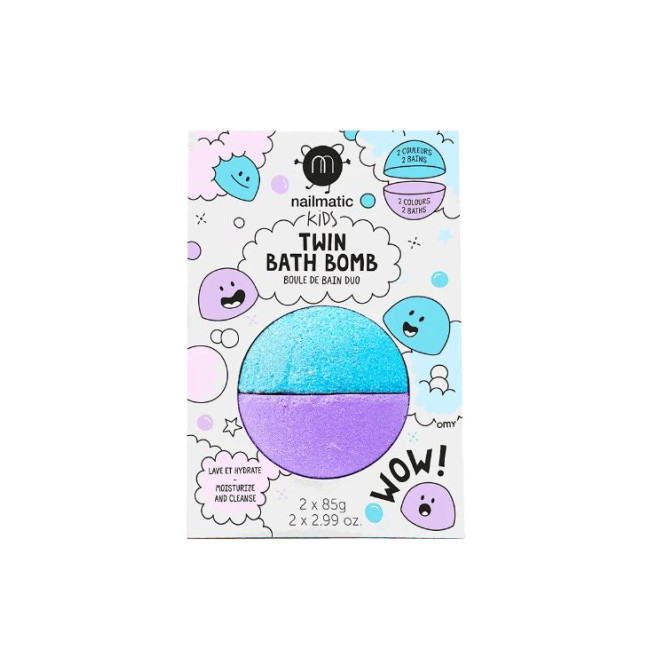 Nailmatic Bath bomb Duo (γαλάζιο-λιλά)