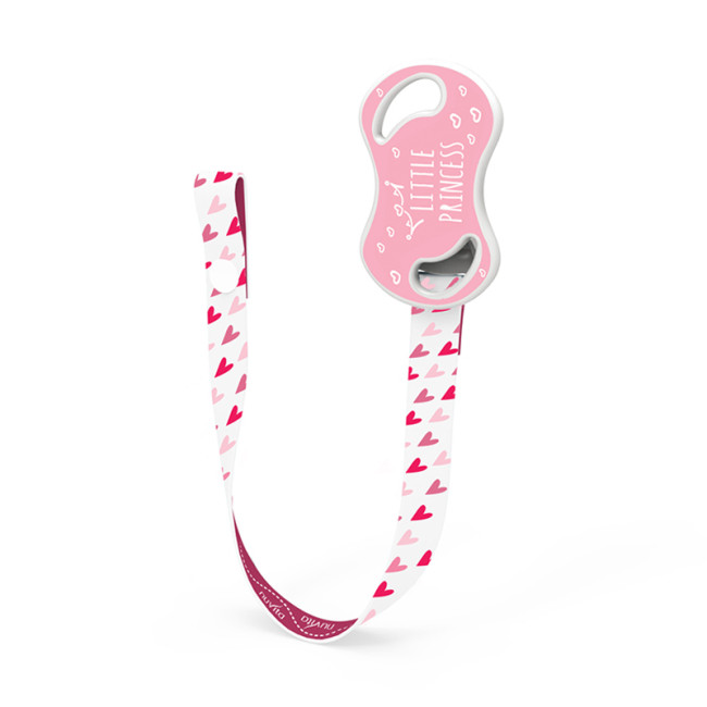 Nuvita Κλιπ Πιπίλας Με Κουμπάκι Light Pink