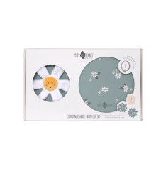 Petit Artichaut Birth gift set  Daisy Blue