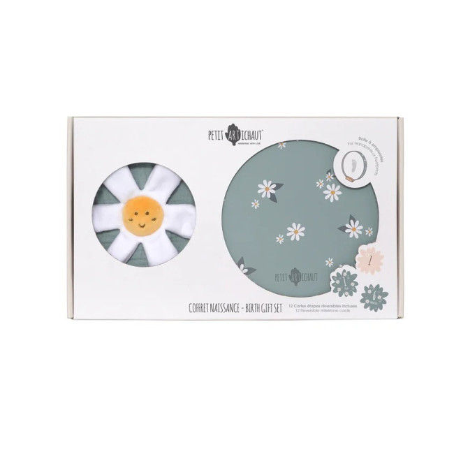 Petit Artichaut Birth gift set Daisy Blue Petit Artichaut Birth gift set Daisy Blue
