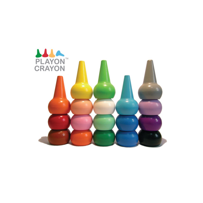 Playon Crayon Κηρομπογιές Για Τα Μικρά Χεράκια Βασικά Χρώματα