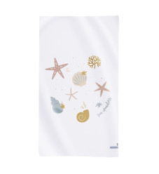 Saro Πετσέτα Παραλίας Microfiber Sea Wonders 75x140εκ.