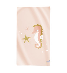 Saro Πετσέτα Παραλίας Microfiber Seahorse 75x140εκ.