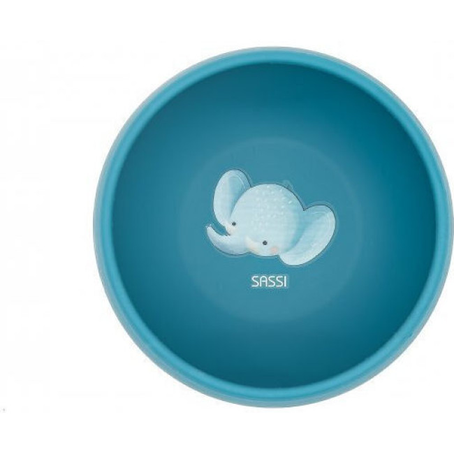 Sassi Μπολ Σιλικόνης LFGB με Αντιολισθητική Βεντούζα Chewy The Elephant
