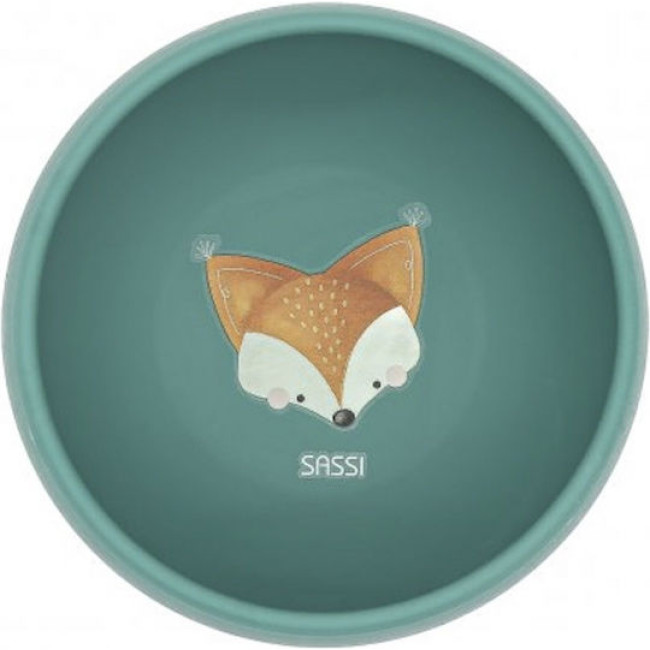 Sassi Μπολ Σιλικόνης LFGB με Αντιολισθητική Βεντούζα Crunchy The Fox