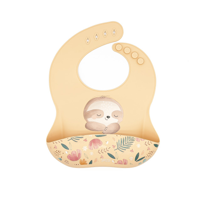 Sassi Σαλιάρα Σιλικόνης LFGB Gnawy The Sloth Sassi Σαλιάρα Σιλικόνης LFGB Gnawy The Sloth