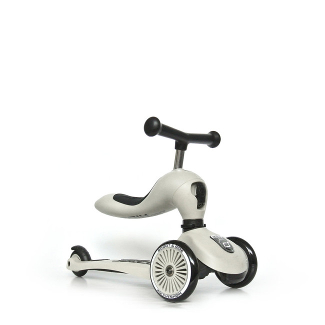 Scoot & Ride Παιδικό Πατίνι 2σε1 Highwaykick 1 Τρίτροχο Με Κάθισμα Για 1-5 Ετών Ash