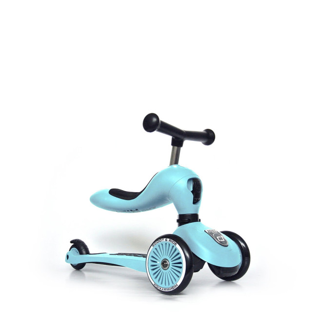 Scoot & Ride Παιδικό Πατίνι 2σε1 Highwaykick 1 Τρίτροχο Με Κάθισμα Για 1-5 Ετών Blueberry