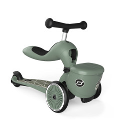Scoot & Ride Παιδικό Πατίνι 2σε1 Highwaykick 1 Τρίτροχο Με Κάθισμα Για 1-5 Ετών Green Lines