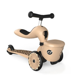 Scoot & Ride Παιδικό Πατίνι 2σε1 Highwaykick 1 Τρίτροχο Με Κάθισμα Για 1-5 Ετών Leopard