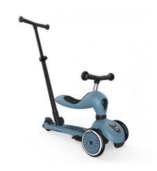 Scoot & Ride Παιδικό Πατίνι 2σε1 Highwaykick 1 Push and Go Τρίτροχο Με Κάθισμα Για 1-5 Ετών Steel