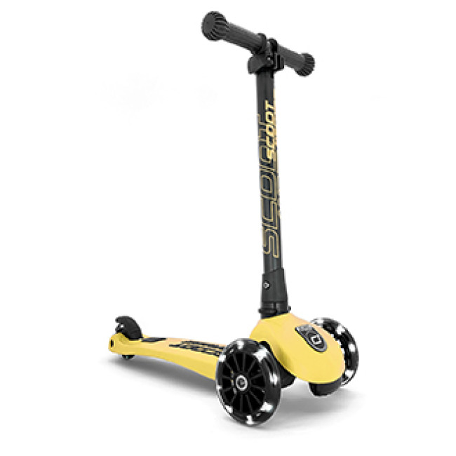 Scoot & Ride Παιδικό Πατίνι Highwaykick 3 LED Για 3-6 Ετών Lemon