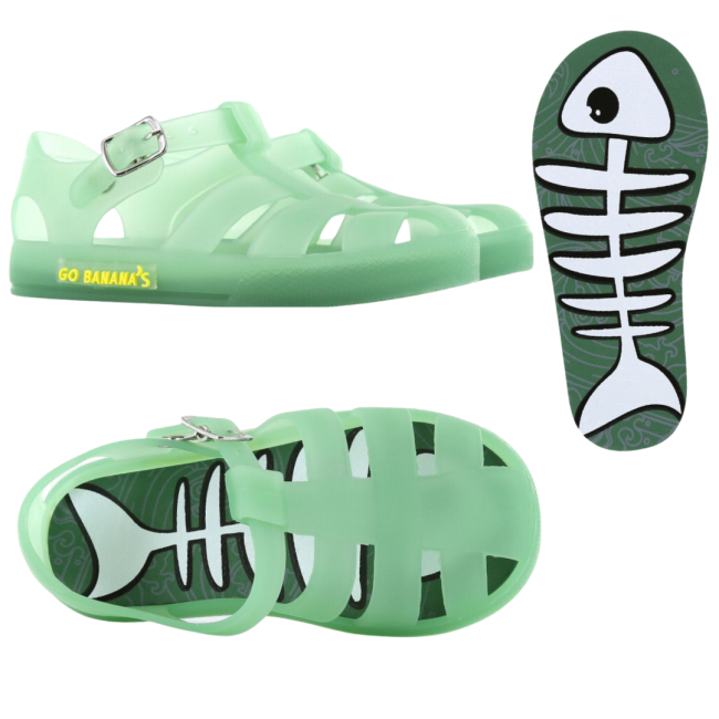 Shoesme Jelly shoes - Πέδιλα Go Banana's Green
