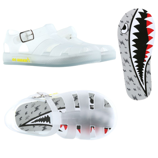 Shoesme Jelly shoes - Πέδιλα Go Banana's Shark