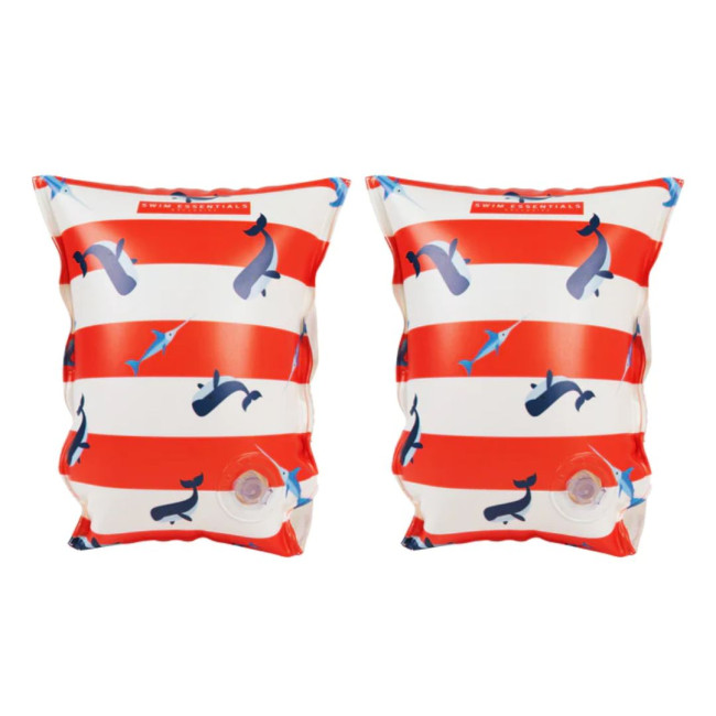 Swim Essentials Μπρατσάκια Για Παιδιά Από 2-6 Ετών Red-White Whale