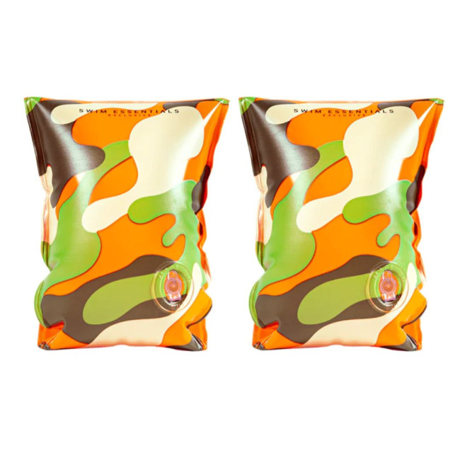 Swim Essentials Μπρατσάκια Για Παιδιά Από 2-6 Ετών Orange Camouflage