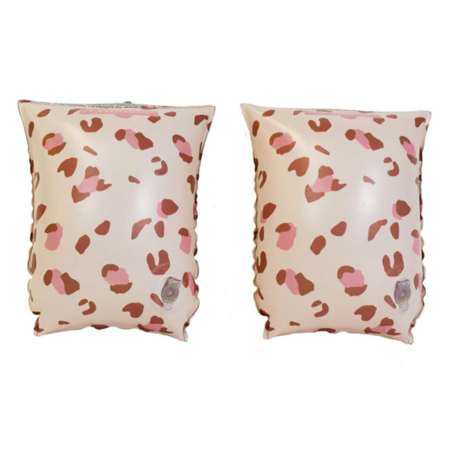 Swim Essentials Μπρατσάκια Για Παιδιά Από 0-2 Ετών Old Pink Leopard