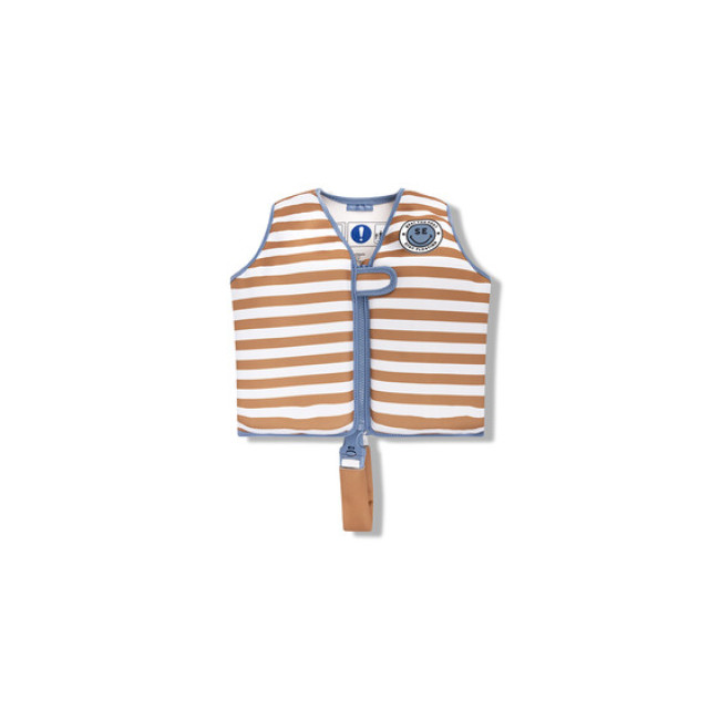 Swim Essentials Σωσίβιο Γιλέκο Κολύμβησης Με Ιμάντα Ασφαλείας Για Παιδιά 2-3 ετών Brown Stripes Swim Essentials Σωσίβιο Γιλέκο Κολύμβησης Με Ιμάντα Ασφαλείας Για Παιδιά 2-3 ετών Brown Stripes