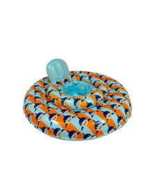 Swim Essentials Παιδικό Σωσίβιο με Κάθισμα 69εκ - Blue Sharks