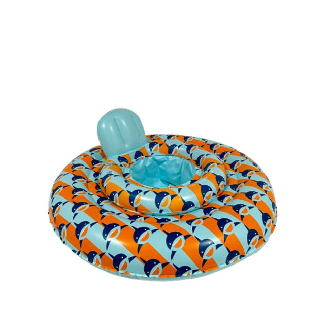 Swim Essentials Παιδικό Σωσίβιο με Κάθισμα 69εκ - Blue Sharks