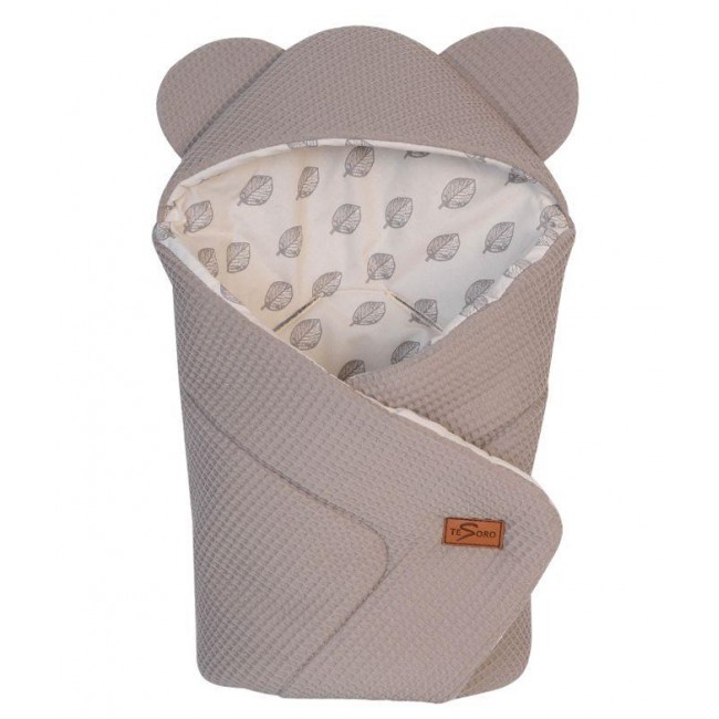 Tesoro Κουβέρτα Καθ. Αυτοκινήτου & Port Bebe Waffle Beige