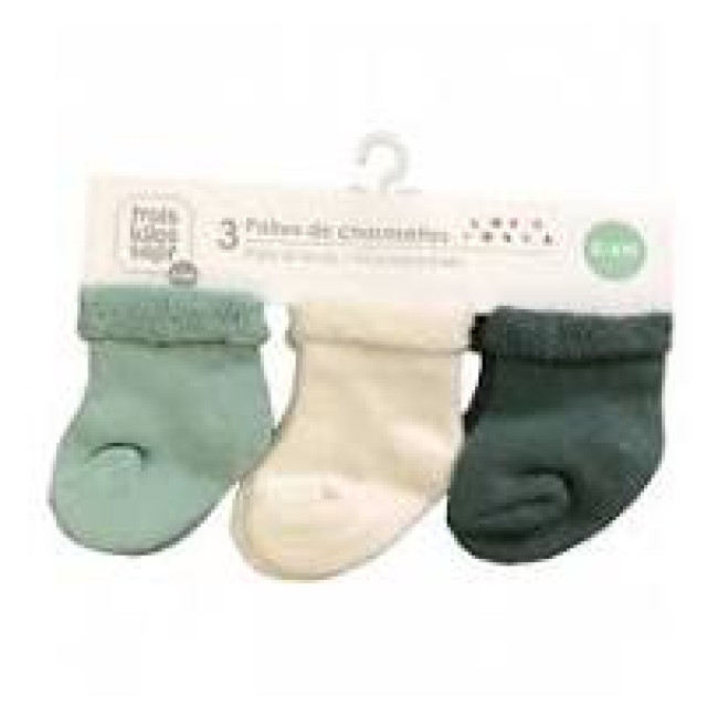 Trois Kilos Sept Σετ καλτσάκια 0-6m Πράσινο