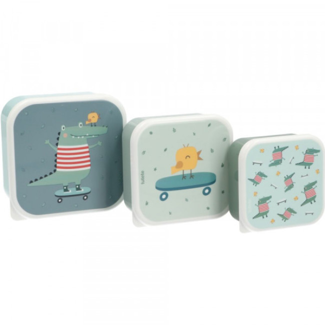 Tutete Σετ 3 Φαγητοδοχείων Croc