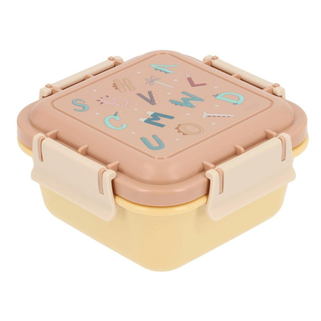 Tutete Φαγητοδοχείο με Καπάκι Ασφαλείας Funny Letters