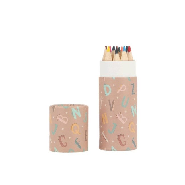 Tutete Σετ Ξυλομπογιές σε Θήκη Funny Letters