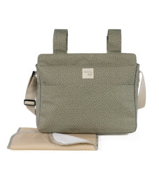 Walking Mum Τσάντα Αλλαξιέρα Poppy Olive Πουά