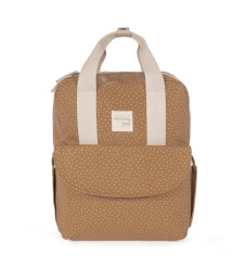 Walking Mum Τσάντα Αλλαξιέρα Backpack Poppy Cinnamon Πουά