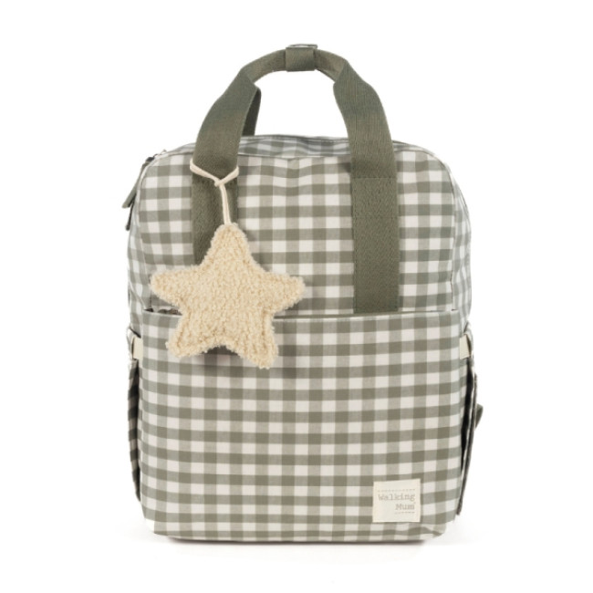 Walking Mum Τσάντα Αλλαξιέρα Backpack Caetana Λαδί Walking Mum Τσάντα Αλλαξιέρα Backpack Caetana Λαδί