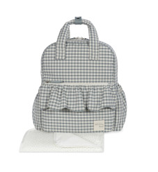 Walking Mum Τσάντα Αλλαξιέρα Backpack Praline Vichy Matcha