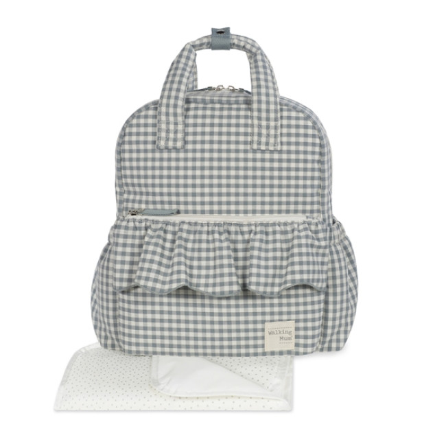 Walking Mum Τσάντα Αλλαξιέρα Backpack Praline Vichy Matcha