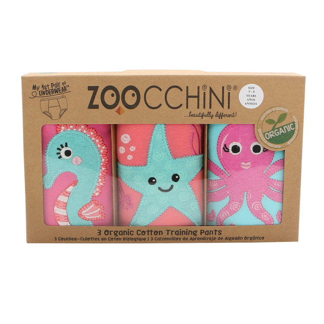 Zoocchini Εκπαιδευτικά Βρακάκια  Ocean Pals(3-4)