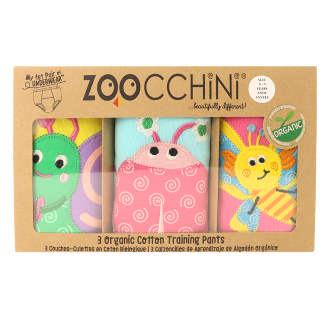 Zoocchini Εκπαιδευτικά Βρακάκια  Garden Creatures(3-4)