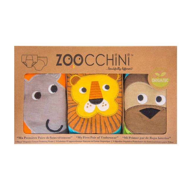 Zoocchini Εκπαιδευτικά Βρακάκια  Safari Friends(3-4)