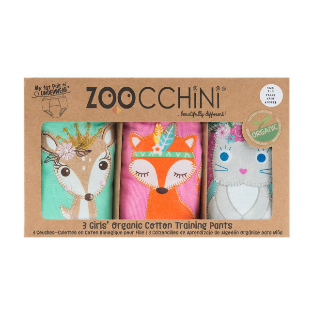 Zoocchini Εκπαιδευτικά Βρακάκια Woodland Princesses