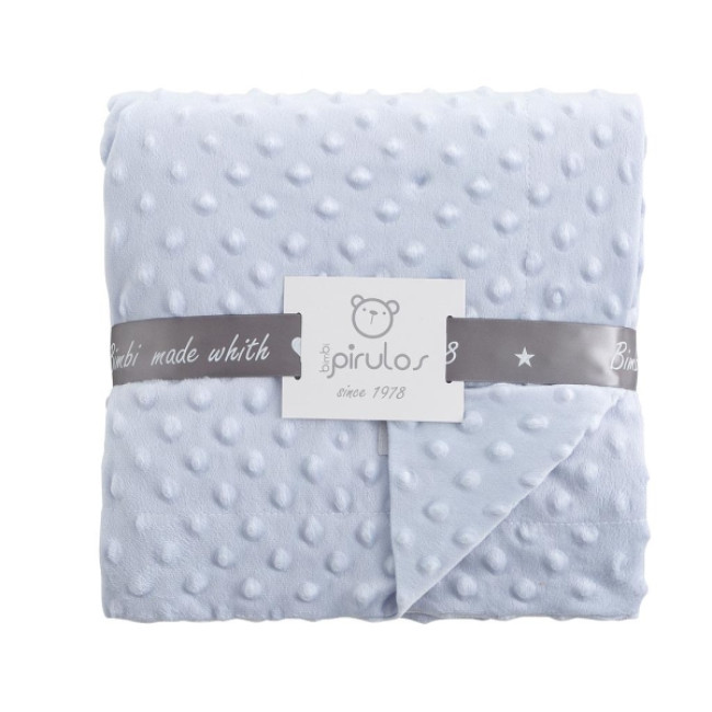 Bimbidreams Κουβέρτα Minky Microfiber Σιέλ 80x110εκ. Bimbidreams Κουβέρτα Minky Microfiber Σιέλ 80x110εκ.