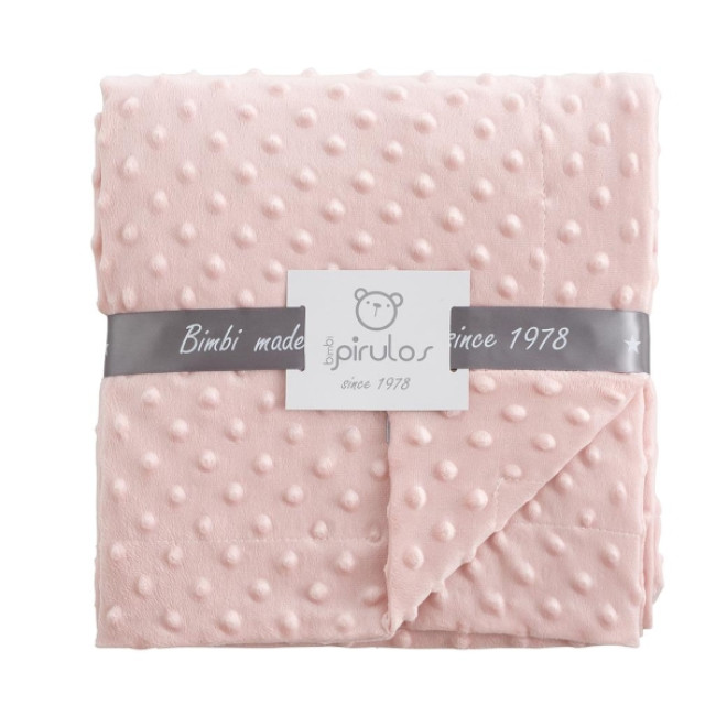 Bimbidreams Κουβέρτα Minky Microfiber Ροζ 80x110εκ. Bimbidreams Κουβέρτα Minky Microfiber Ροζ 80x110εκ.