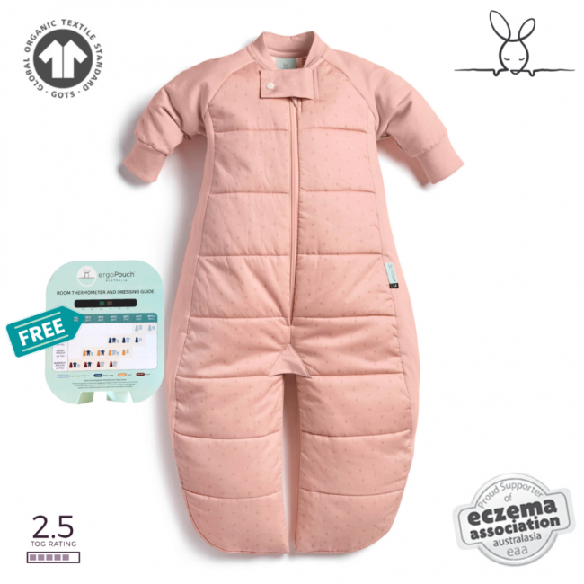 ErgoPouch Υπνόσακος 2 Σε 1 Με Πόδια 2.5 Tog 8-24m Berries